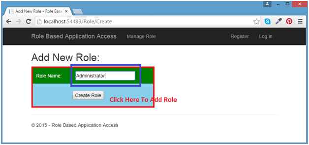 Click on Add New Role